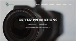 Desktop Screenshot of greenzproductions.com